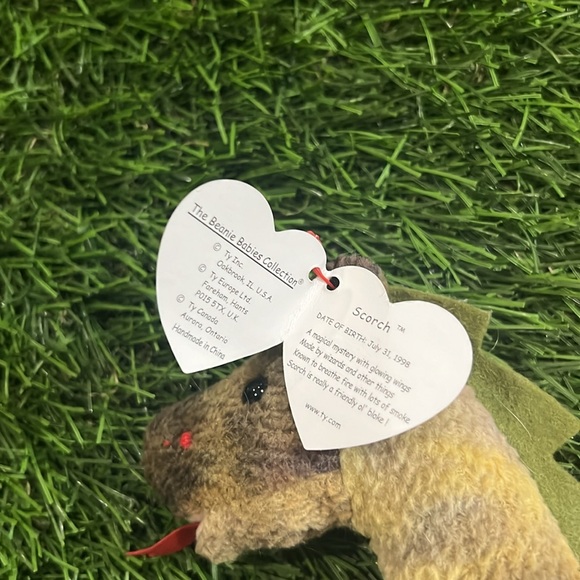 Ty Beanie Babies Scorch the Dragon plush - 1998 - Picture 4 of 5